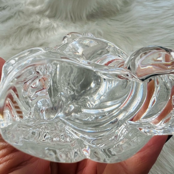 Waterford Crystal American Santa Claus Figurine 7” Tall Clear Glass Sculpture - Picture 5 of 5